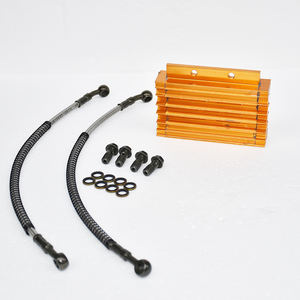 <span class=keywords><strong>Radiateur</strong></span> refroidi à l'huile en alliage d'aluminium CNC pour <span class=keywords><strong>50CC</strong></span>-160CC Moto Dirt Bike Pit Bike ATV QUAD - Product Image 4