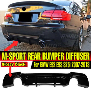 ดิฟฟิวเซอร์กันชนหลัง E92 E93 สปอยเลอร์ลิป ชุดแต่งสำหรับ BMW E92 E93 325i M Sport 2007-2013 ฝาครอบกันชนหลัง - Product Image 1