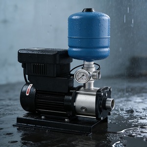 Bomba de refuerzo mini Chm-Booster, bomba centrífuga de acero inoxidable 304 con cabezal de 40 m para actualización y mejora. - Product Image 2