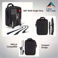 Kit de survie d'urgence, trousse de premiers soins, équipement tactique, équipement de camping, randonnée, voyage en plein air, fournitures de préparation, imperméable