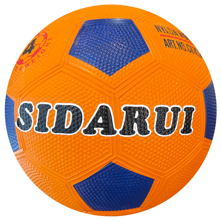 Ballon De Football Courbé Taille 4 En EVA - Pour Entraînement, Enfants, Intérieur/extérieur, Avec Pompe Et Sac Filet - 7