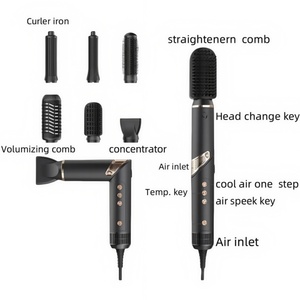 Secador de Pelo 5 en 1, Rizador de Pelo, Cepillo para Cabello Rizado, para Uso en Automóviles y Hoteles - Product Image 5