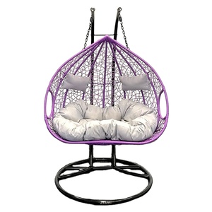 Rattan <strong>Egg</strong> Ratan Double Size Cushion Patio Canopy Luxury Glass Gold Hanging Footrest Outdoor Garden Swing <strong>Chair</strong> <strong>Out</strong> <strong>Door</strong> - Product Image 1