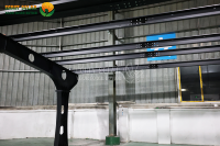 Système de montage de carport solaire personnalisé Egret Solar, structure en acier au carbone ZAM, supports de carport solaire photovoltaïque