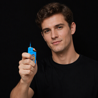 Briquet gonflable en métal, torche coupe-vent, briquet à cigarettes pour la vente en gros et la personnalisation avec logo