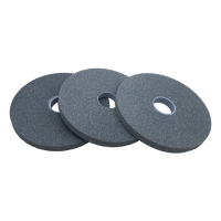Disque abrasif en corindon brun, meule plate en oxyde d'aluminium blanc WA