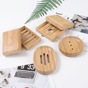 Porte-savon en bois <span class=keywords><strong>de</strong></span> bambou pour évier, plateau économiseur <span class=keywords><strong>de</strong></span> salle <span class=keywords><strong>de</strong></span> bains, éponge, ml - Product Image 2
