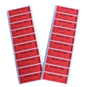 Free Design Tamper Evident Void Label Sticker Self Adhesive Sticker Type Security label