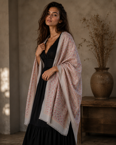 Chal de Viscosa Bordado Premium para Mujer con Estampado Digital Artístico, Suave, Cálido, Transpirable, con Flecos Largos, para Invierno - Product Image 6