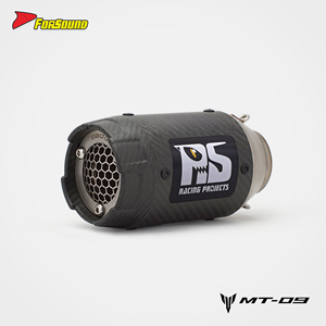 Système d'échappement de <span class=keywords><strong>moto</strong></span> en fibre de carbone véritable, prix de gros Forsound Factory, silencieux MotoGP, système complet pour Yamaha MT09 - Product Image 6