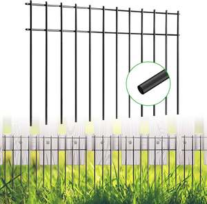 Giardino decorativo sotterraneo recinzione animale barriera per cani pannelli di ferro con telaio zincato filo di sicurezza utilizzo - Product Image 6