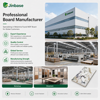 Panneau MDF stratifié en mélamine marbrée blanche moderne décoratif - Écologique, résistant à l'humidité, ignifuge, haute brillance, qualité supérieure