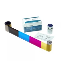 Ruban de couleur Compatible pour carte d'identité Datacard 534000-003 YMCKT et Kit de nettoyage 500 impressions