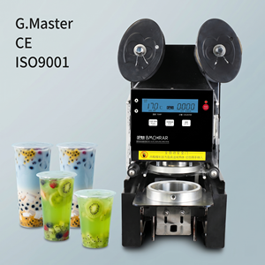 Machine <span class=keywords><strong>de</strong></span> scellage thermique automatique numérique intelligente pour films en rouleau, idéale pour les gobelets et cartons <span class=keywords><strong>de</strong></span> boissons, <span class=keywords><strong>de</strong></span> thé au lait, à économie d'énergie - Product Image 1