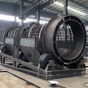 מסנן תוף מנוע כבד של פנגפאי לכריית עפרות, דירוג אגרגטים, עיצוב מבנה פלדה בעל קיבולת גבוהה - Product Image 2