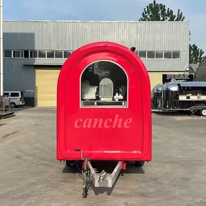 Carrito de Helados y Postres Mini Popular en la UE, Camión de Comida Rápida para Hamburguesas, Remolque Móvil de Comida - Product Image 3