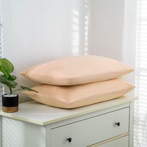 Taie d'oreiller rectangulaire brodée en coton biologique tricoté antistatique de haute qualité, lavable et écologique, pour la maison et l'hôtel, pour une hygiène optimale - Product Image 4