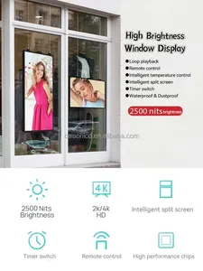 לוח LCD בהירות גבוהה BOE 75 אינץ' DV750QUM-R11 תומך ב-RGB 3840*2160, 3500 ניטים, מסך LCD בהירות גבוהה