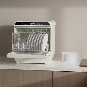Lave-vaisselle entièrement automatique grande capacité 6-8 couverts, installation facile, nettoyage de cuisine avec fonctions de séchage et de désinfection L - Product Image 5