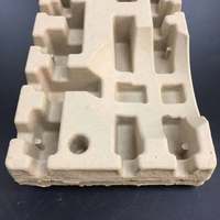 Barquette en pulpe de bagasse de canne à sucre biodégradable, écologique, papier pressé à sec, insert pour l'emballage de pièces de vélo pour enfants