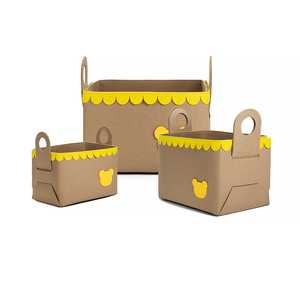 Decorative Felt Storage <strong>Kit</strong> - Stylish Design for Living Room &amp; Bedroom Organization - Product Image 1