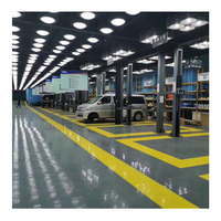 Dalles de sol en PVC pour atelier industriel, antidérapantes, emboîtables, pour garage, lavage de voitures