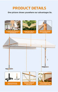 <span class=keywords><strong>Toldo</strong></span> Doble Deslizante Plegable de <span class=keywords><strong>Lona</strong></span> y Aleación de Aluminio <span class=keywords><strong>para</strong></span> Exteriores, Moderno, Independiente, <span class=keywords><strong>para</strong></span> Balcón o Terraza - Product Image 5