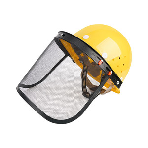 Masque de protection pour <span class=keywords><strong>tondeuse</strong></span> à gazon, désherbage, <span class=keywords><strong>coupe</strong></span>-herbe anti-explosion en maille d'acier, tête de <span class=keywords><strong>tondeuse</strong></span> à haies, brosse de protection faciale - Product Image 1