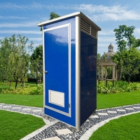 Toilettes préfabriquées portables en panneaux sandwich mobiles pour chantier de construction