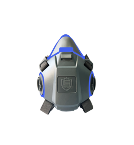 CE Approved Half <b>Face</b> Respirator Dustproof Lightweight Reusable Washable Dual Acid Gas Filter Cartridge Anti-Fog Silicone Mask - Product Image 1