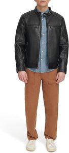 Chaqueta Bomber de Ante Sintético para <span class=keywords><strong>Hombre</strong></span> <span class=keywords><strong>JACK</strong></span> & <span class=keywords><strong>JONES</strong></span>, Estilo Urbano Otoñal, con Cierre de Cremallera, Color Negro, Talla S - Product Image 3
