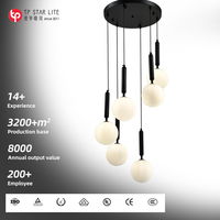 Lustre Rotatif Minimaliste Moderne Nordique pour Plafond Duplex, Idéal pour Hôtels, Lofts, Appartements, Villas et Escaliers Ouverts