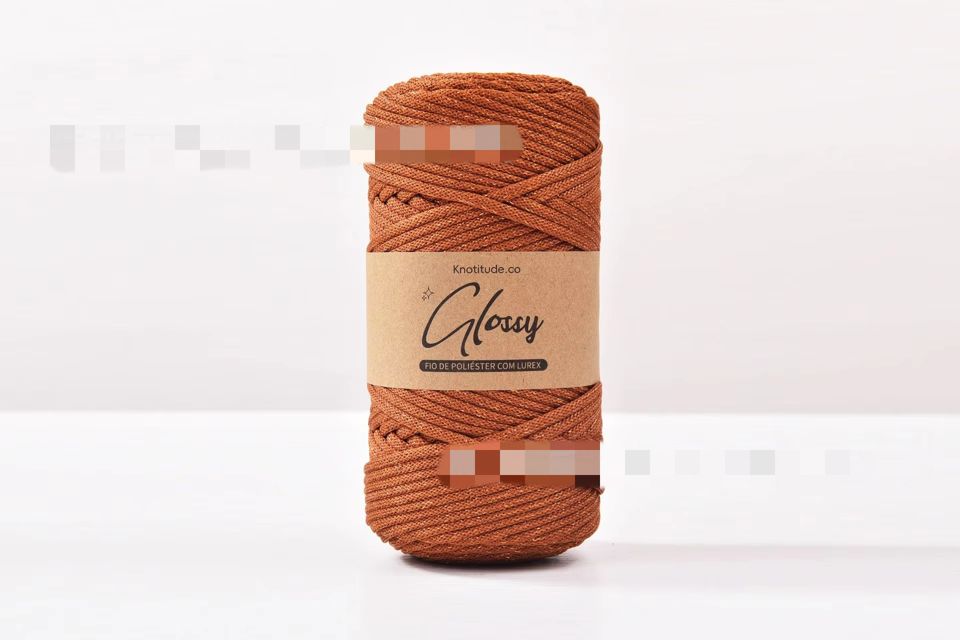 12. brown + copper-colored thread - 3.0mm (100 yards)