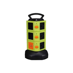 Factory Sale New Products Upgraded Vertical Extension Lead Multi Power <strong>Plug</strong> Strip <strong>Tower</strong> With USB ports - Product Image 6