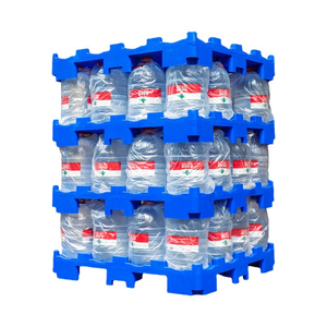 Palette empilable Euro en HDPE recyclé à 4 voies de 19 litres, 12 bouteilles, 5 gallons pour le stockage d'eau industrielle - Product Image 5