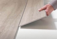 Plancher en vinyle à clips de haute qualité, antidérapant, SPC, imperméable, design européen avec traitement de surface EIR