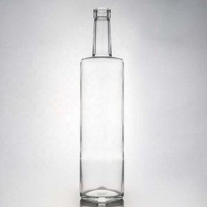 Botella de Cristal de Alta Calidad para Licor, Tequila o <span class=keywords><strong>Ron</strong></span>, Forma Redonda, 750 ml - Product Image 1