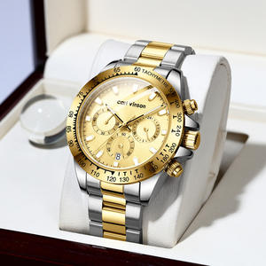 Reloj de hombre luminoso fecha cuarzo multifuncional deportivo tres ojos reloj de pulsera de seis manecillas - Product Image 1