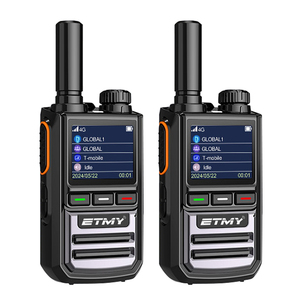 Radio Walkie Talkie 4G LTE 2026, Par de Radios de Largo Alcance Global de 5000 KM con SIM Gratuita, 100 KM 500 KM, GPS, Seguridad, POC - Product Image 1