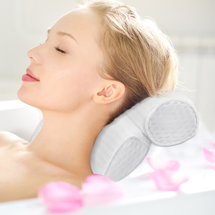 Air Mesh Spa Bath Pillow Bathtub