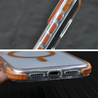 Penutup ponsel iPhone 17 Pro Max, Matte Anti guncangan TPU Bumper PC Panel kasar cincin halus buram