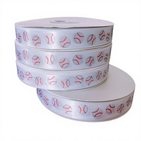 Nouvelle Arrivée 2026 Ruban de Football Imprimé par Transfert Thermique Simple Face 38mm/25mm pour Décorations de Stades, Emballage Cadeau, Soutien des Supporters