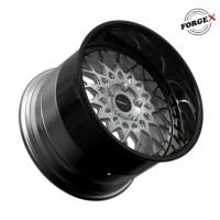 Jantes de voiture de course personnalisables 17-22 pouces 6061-T6 de luxe, forgées en 2-3 pièces, à profil profond et concave, neuves FORGEX