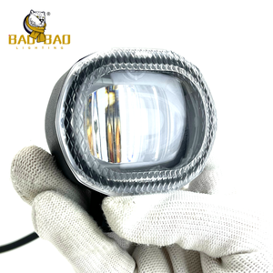 BAOBAO 20 Watts Rouge Polic Lumières 24V 3570 Puces En Aluminium Étanche Pare-chocs Avant Lumières et Feux D'avertissement pour Chariots Élévateurs - Product Image 4