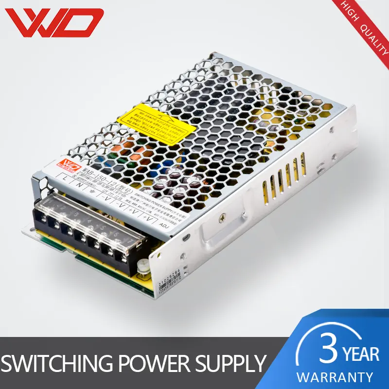 WEIDUN WAB-150-24 150w 24v 110V 220V evrensel AC giriş DC 24V anahtarlama güç kaynağı