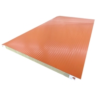 Panneaux muraux insonorisés en polyuréthane isolant, ignifuges, imperméables et écologiques, au design moderne, pour chambres froides extérieures