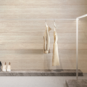 Foglio di Impiallacciatura Flessibile in Travertino Giallo MCM Rona, Materiale Decorativo ad Alte Prestazioni per Pareti - Product Image 5