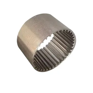 Cartouche filtrante plissée en acier inoxydable de maille de fil de cale du tamis filtrant de tambour rotatif de fil d'acier inoxydable de l'usine originale SS 304 316L