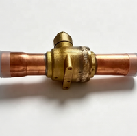 Vanne d'angle de service Trane VAL11195 en laiton, accessoire de vanne de réfrigérant pour systèmes CVC et refroidisseurs industriels