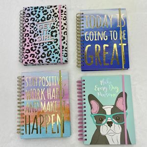 Cuaderno Espiral <span class=keywords><strong>con</strong></span> Cubierta de Letras Bronceadas y Cuerda para Atar - Product Image 4